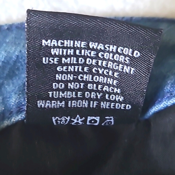 Standards & Practices Wide Leg Cropped Jeans Size 22 Medium Wash Raw Hem - Picture 11 of 16